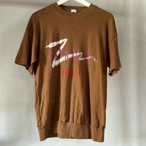 Z. Cavaricci Vintage Brown Graphic T-Shirt